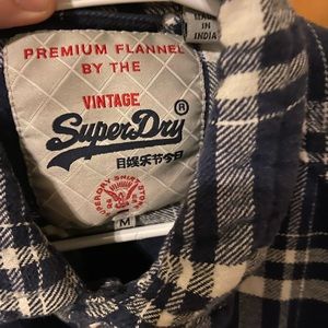 Vintage SuperDry checkered flannel